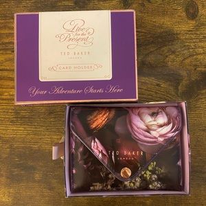 TED BAKER WOMEN'S CARD HOLDER SHADOW FLORA